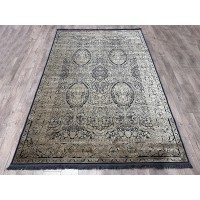 Иранский ковер Arti 8106 Черный-бежевый